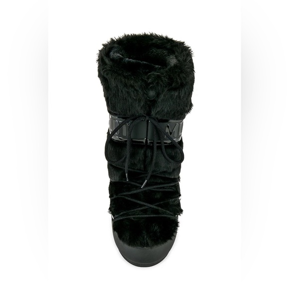 MOON BOOT Classic Faux Fur Boot in Black - SIZE 35-38 (S/M) BRAND NEW IN BOX 😊 - Picture 3 of 6